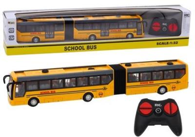 Opakowanie Autobus szkolny przegubowy R/C 1:32 żółty