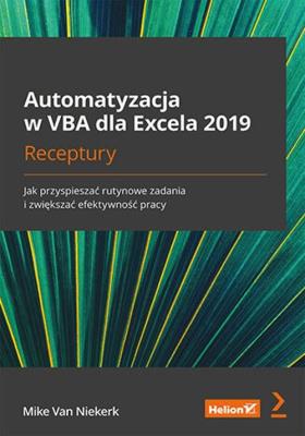 Okładka książki Automatyzacja w VBA dla Excela 2019