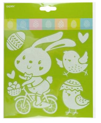 Opakowanie Ażurowe naklejki wielkanocne z brokatem MIX