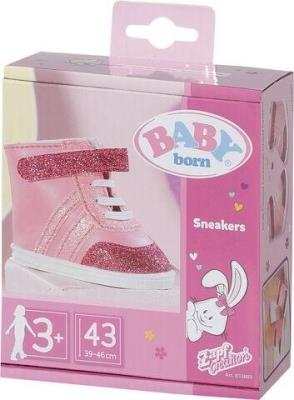 Baby born - Sneakersy różowe 43cm. Wydawca: Zapf. SmakLiter.pl Opakowanie Baby born - Sneakersy różowe 43cm