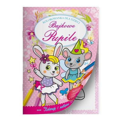 Opakowanie Bajkowe Pupile. Kolorowanka