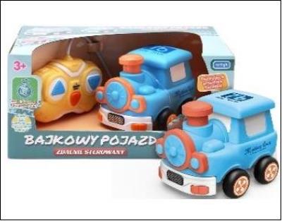 Opakowanie Bajkowy pojazd zdalnie sterowany niebieski