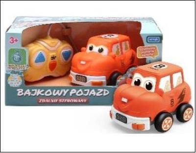 Opakowanie Bajkowy pojazd zdalnie sterowany pomarańczowy