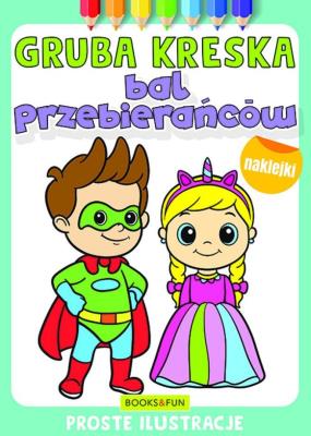 Okładka książki Bal przebierańcow. Gruba kreska