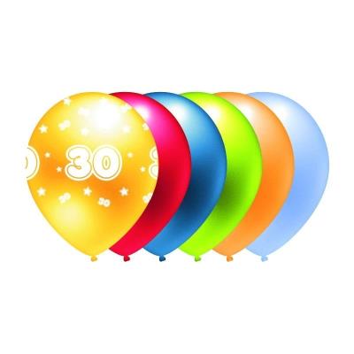 Opakowanie Balon 30 mix kolorów metalik 5szt