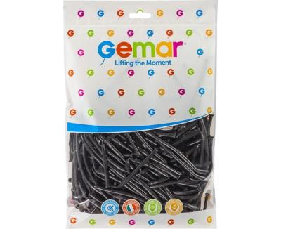 Opakowanie Balon D2 Rurki włoskie160 czarne 100szt