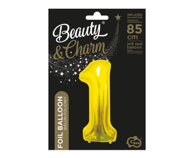 Opakowanie Balon foliowy B&C 1 złoty 85cm
