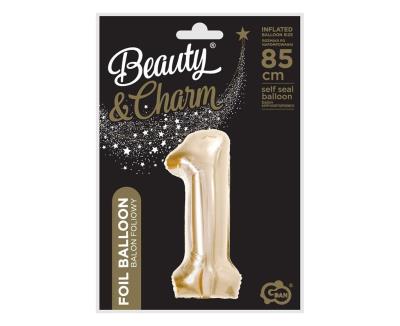 Opakowanie Balon foliowy B&C szampański 85cm