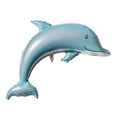 Opakowanie Balon foliowy Delfin niebieski