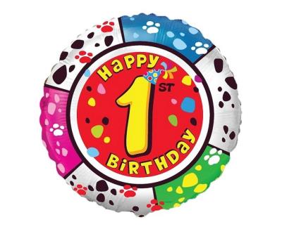 Opakowanie Balon foliowy Happy Birthday - 1 48cm