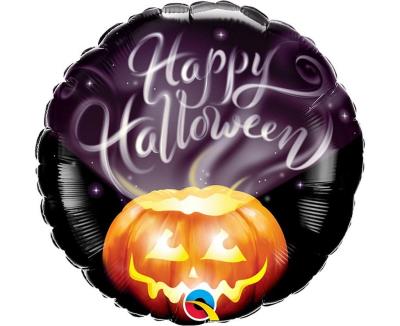 Opakowanie Balon foliowy Happy Halloween dynia 46cm