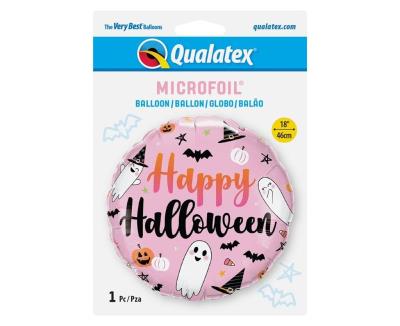 Opakowanie Balon foliowy Happy Halloween słodkie duchy 46cm