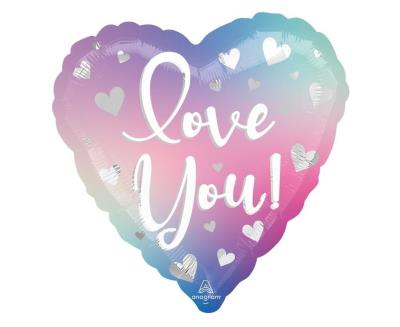 Opakowanie Balon foliowy Love You ombre 43cm