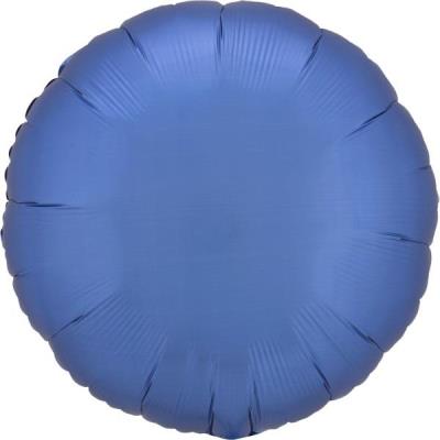 Opakowanie Balon foliowy Lustre Azure niebieski okrągły 43cm