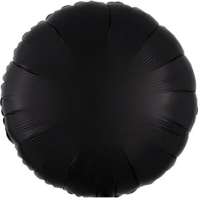 Opakowanie Balon foliowy Lustre Black okrągły 43cm