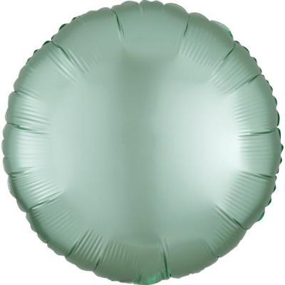 Opakowanie Balon foliowy Lustre Mint Green okrągły 43cm