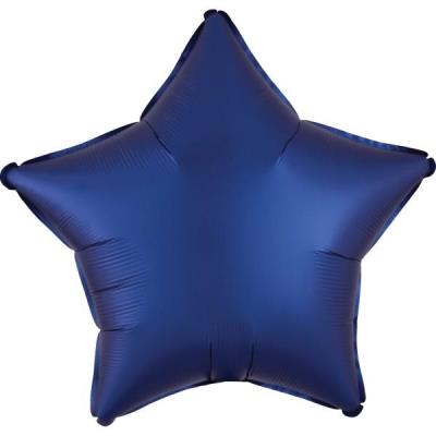Opakowanie Balon foliowy Lustre Navy niebieski gwiazda 48cm