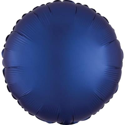Opakowanie Balon foliowy Lustre Navy niebieski okrągły 43cm