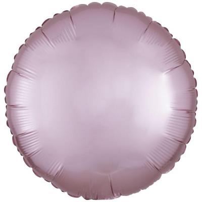 Opakowanie Balon foliowy Lustre Pastel różowy okrągły 43cm