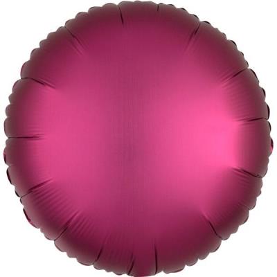 Opakowanie Balon foliowy Lustre purpurowy okrągły 43cm