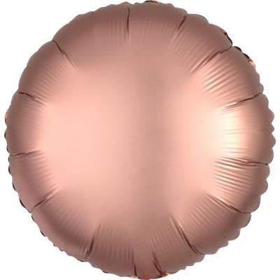 Opakowanie Balon foliowy Lustre Rose Copper okrągły 43cm