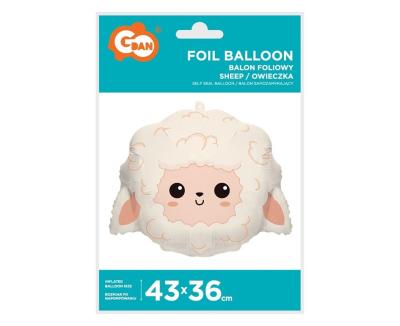 Opakowanie Balon foliowy Owieczka 43x36cm głowa