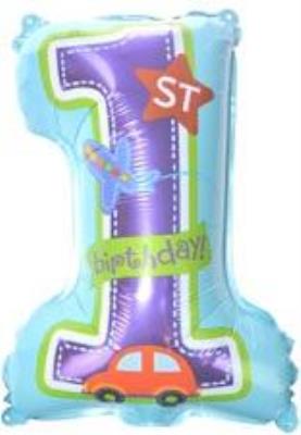 Opakowanie Balon foliowy roczek niebieski