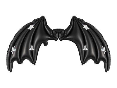 Opakowanie Balon foliowy Skrzydła Nietoperza 85x50cm czarne