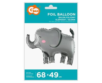 Opakowanie Balon foliowy Słonik 68x49cm