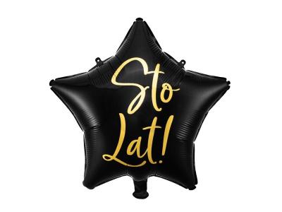 Opakowanie Balon foliowy Sto Lat! 40cm czarny