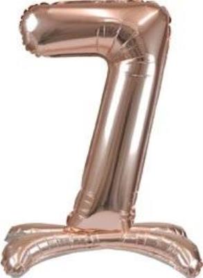 Opakowanie Balon foliowy stojący różowe złoto 7 90cm