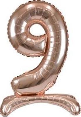 Opakowanie Balon foliowy stojący różowe złoto 9 90cm