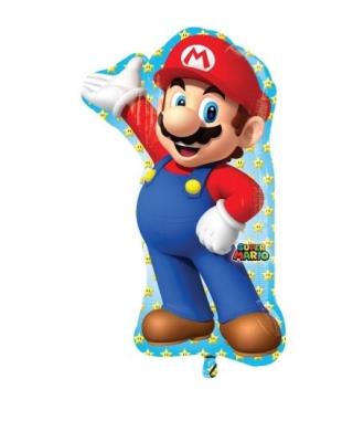 Opakowanie Balon foliowy SuperShape Super Mario 55x83cm