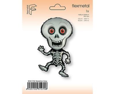 Opakowanie Balon foliowy Szkielet szary 101cm