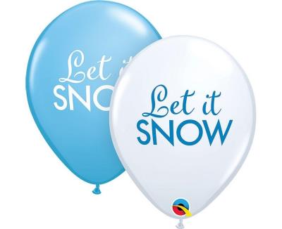 Opakowanie Balon Let It Snow 6szt