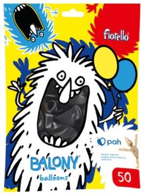 Balon Metal 10'' czarny 50szt FIORELLO. Wydawca: Fiorello. SmakLiter.pl Opakowanie Balon Metal 10'' czarny 50szt FIORELLO