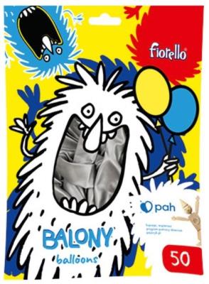 Balon Metal 10'' srebrny 50szt FIORELLO. Wydawca: Fiorello. SmakLiter.pl Opakowanie Balon Metal 10'' srebrny 50szt FIORELLO
