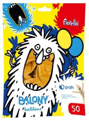 Balon Metal 10'' złoty 50szt FIORELLO. Wydawca: Fiorello. SmakLiter.pl Opakowanie Balon Metal 10'' złoty 50szt FIORELLO