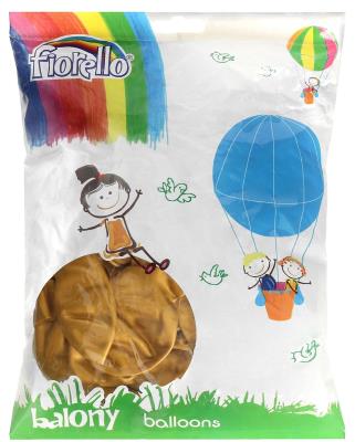 Balon metal złoty 10 cali 100 szt. Fiorello. Wydawca: Fiorello. SmakLiter.pl Opakowanie Balon metal złoty 10 cali 100 szt. Fiorello