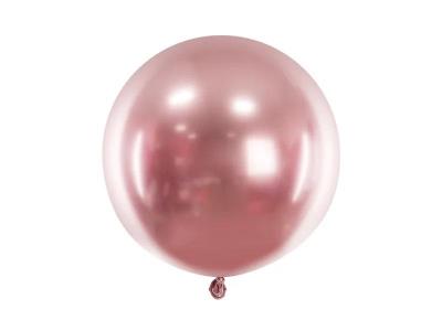 Opakowanie Balon okrągły Glossy różowe złoto 60cm