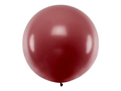 Opakowanie Balon okrągły Pastel Burgundy 1m
