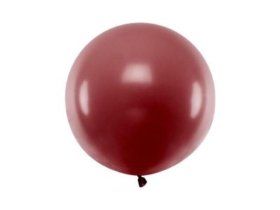 Opakowanie Balon okrągły Pastel Burgundy 60cm