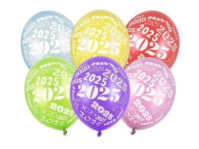 Opakowanie Balony 2025 Metallic mix 30cm 6szt