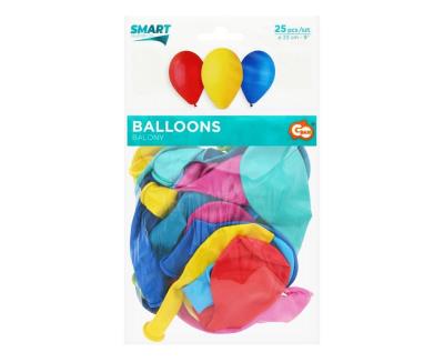 Opakowanie Balony A80 pastel 23cm mix 25szt