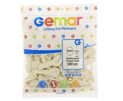 Opakowanie Balony AM50 metal perłowo-białe 29 100szt