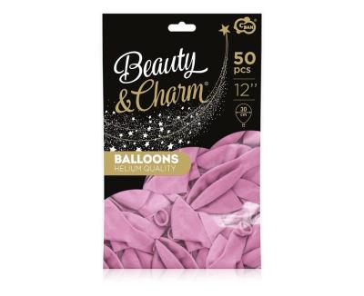 Opakowanie Balony Beauty&Charm makaronowe liliowe 30cm 50szt