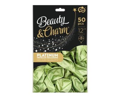 Opakowanie Balony Beauty&Charm platynowe 30cm 50szt