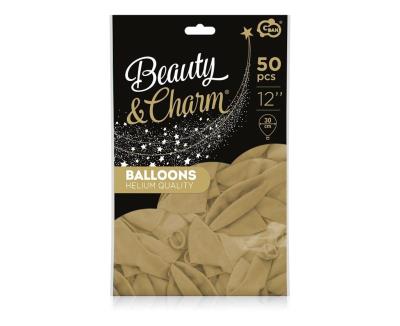 Opakowanie Balony Beauty&Charm platynowe 30cm 50szt
