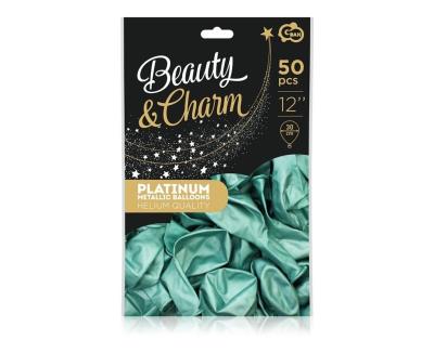 Opakowanie Balony Beauty&Charm platynowe 30cm 50szt