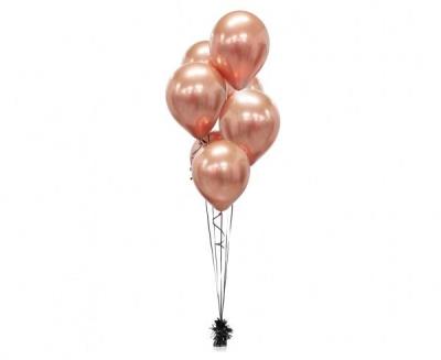 Opakowanie Balony Beauty&Charm platynowe róż.-złote 30cm 7szt